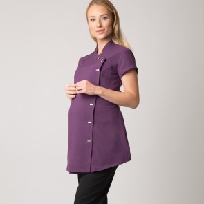 AX NF30 Maternity Asymmetrical Beauty Tunic Amethyst